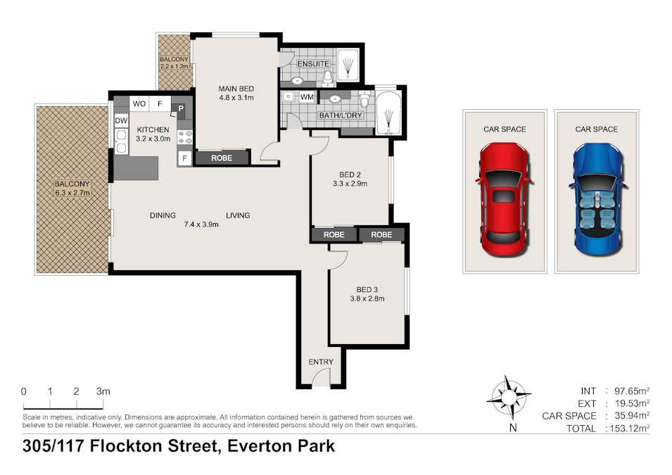 305/117 Flockton Street, Everton Park, QLD, 4053 - Floorplan 1