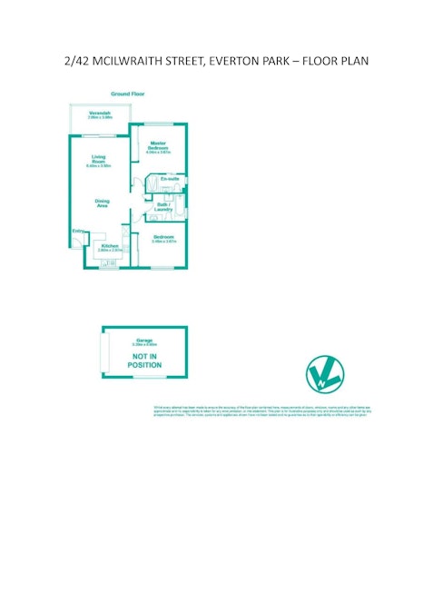 2/42 Mcilwraith Street, Everton Park, QLD, 4053 - Floorplan 1