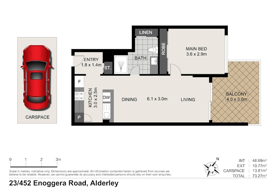 23/452 Enoggera Road, Alderley, QLD, 4051 - Floorplan 1