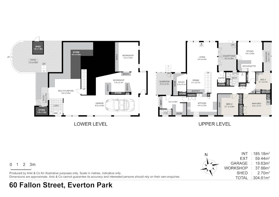60 Fallon Street, Everton Park, QLD, 4053 - Floorplan 1