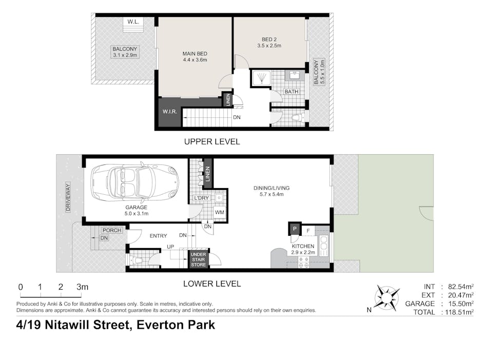 4/19 Nitawill Street, Everton Park, QLD, 4053 - Floorplan 1