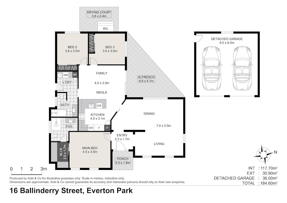 16 Ballinderry Street, Everton Park, QLD, 4053 - Floorplan 1