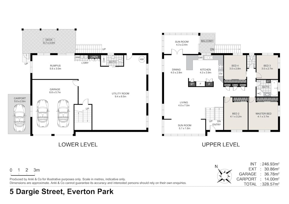 5 Dargie Street, Everton Park, QLD, 4053 - Floorplan 1