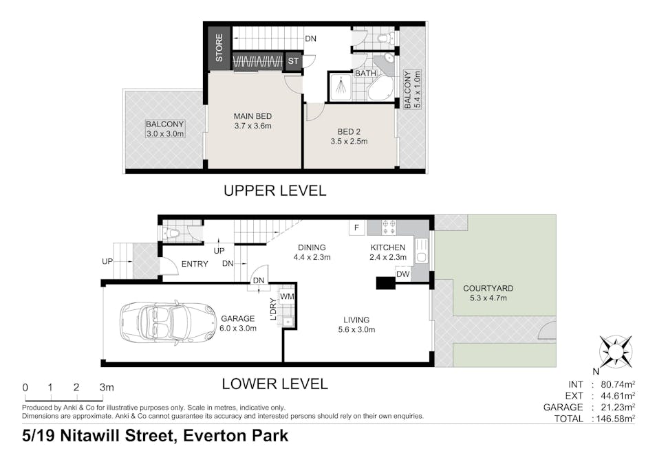 5/19 Nitawill Street, Everton Park, QLD, 4053 - Floorplan 1