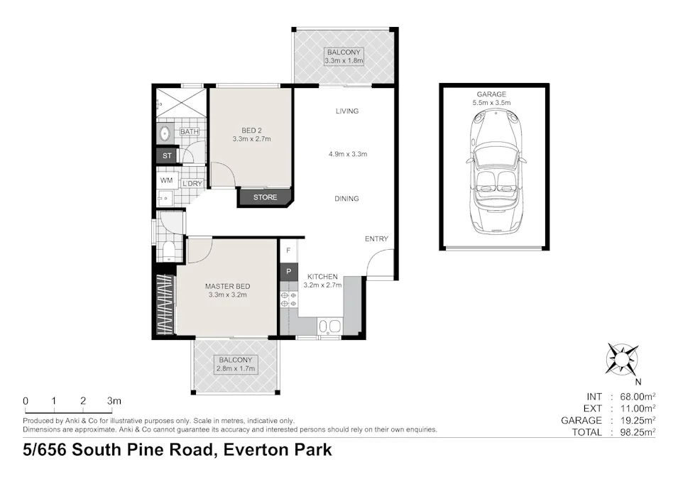 5/656 South Pine Road, Everton Park, QLD, 4053 - Floorplan 1