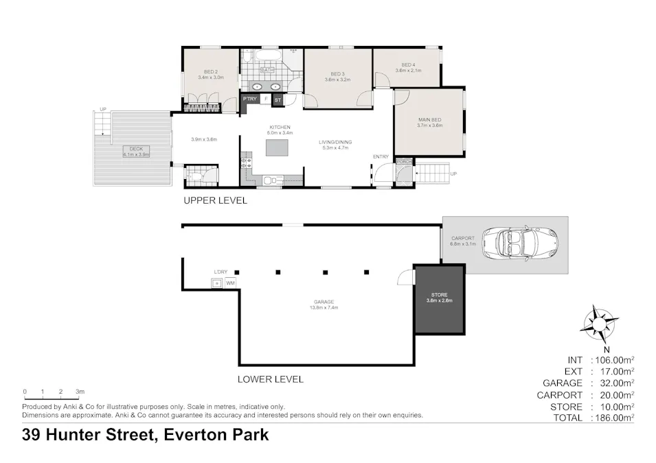 39 Hunter Street, Everton Park, QLD, 4053 - Floorplan 1