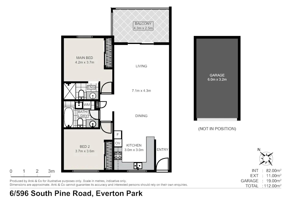 6/596 South Pine Road, Everton Park, QLD, 4053 - Floorplan 1