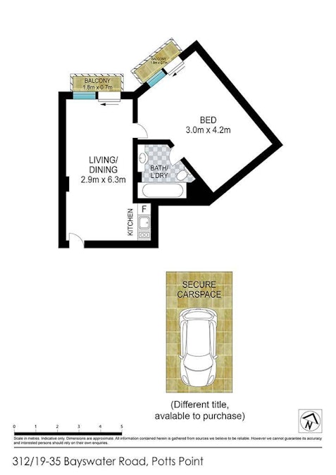 312/19-35 Bayswater Road, Potts Point, NSW, 2011 - Floorplan 1