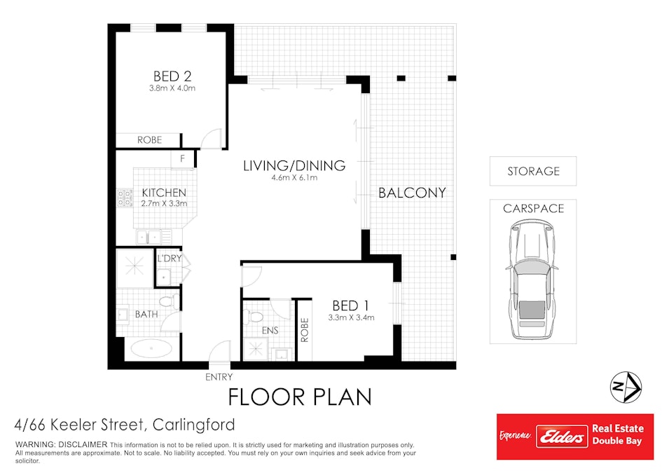 4/66-68 Keeler Street, Carlingford, NSW, 2118 - Floorplan 1