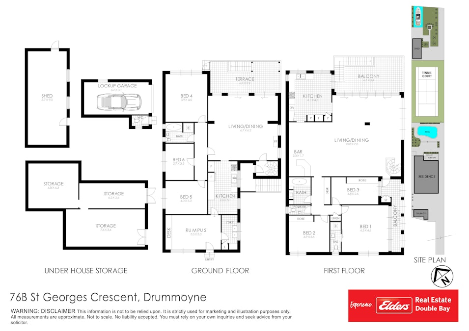 76B St Georges Crescent, Drummoyne, NSW, 2047 - Floorplan 1