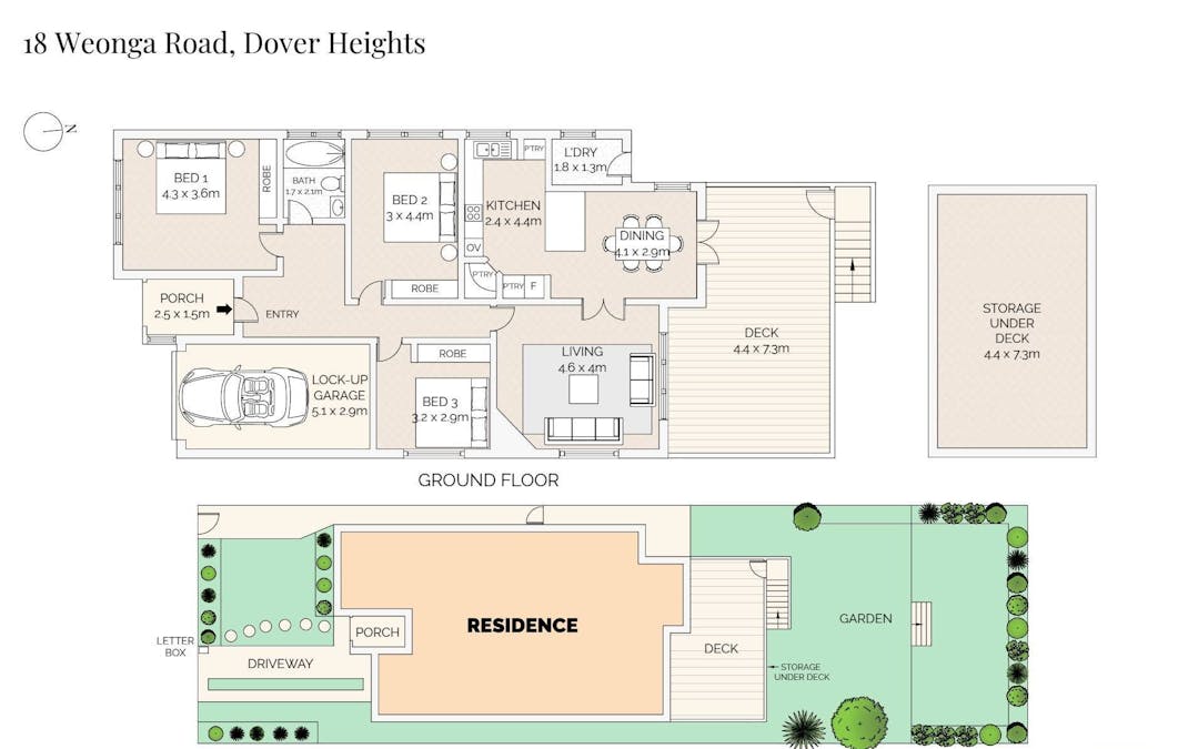 18 Weonga Road, Dover Heights, NSW, 2030 - Floorplan 1