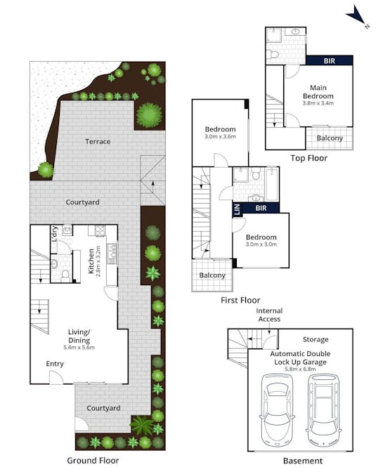 3/7 Brighton Street, Balgowlah, NSW, 2093 - Floorplan 1