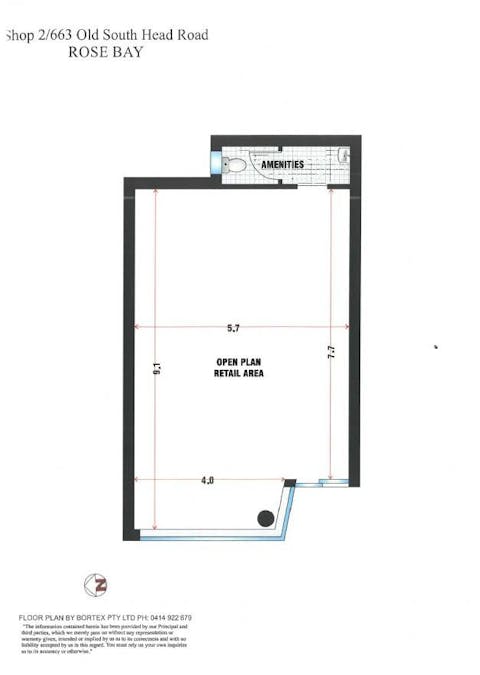 2/663 Old South Head Road, Rose Bay North, NSW, 2030 - Floorplan 1