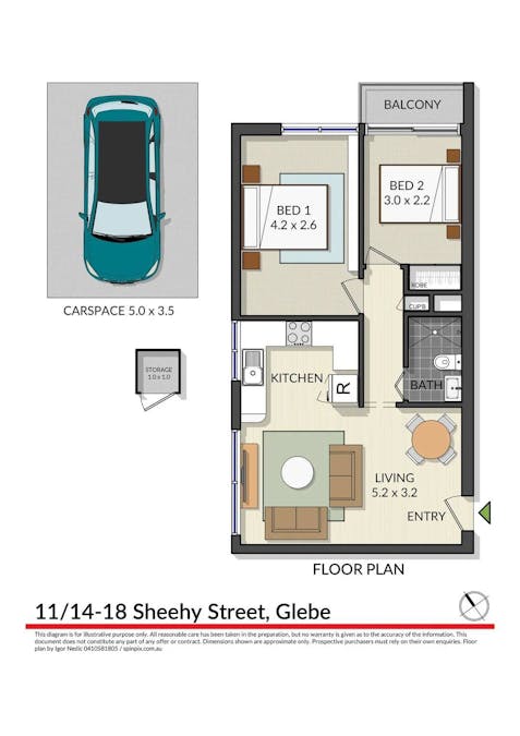 11/14-18 Sheehy Street, Glebe, NSW, 2037 - Floorplan 1
