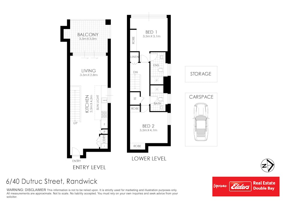 6/40 Dutruc Street, Randwick, NSW, 2031 - Floorplan 1