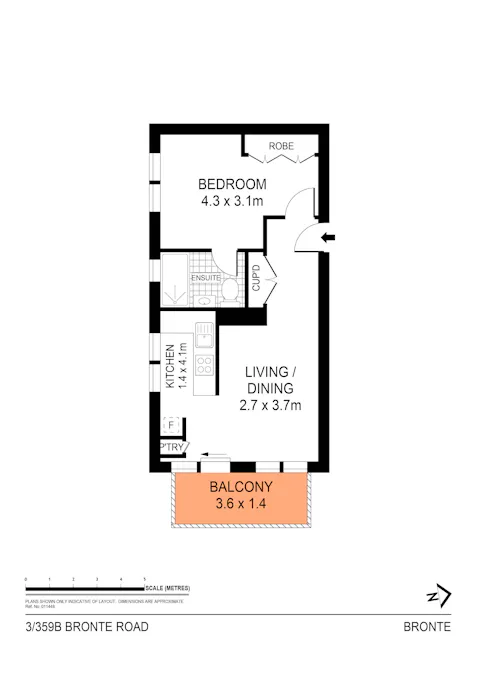 3/359b Bronte Road, Bronte, NSW, 2024 - Floorplan 1