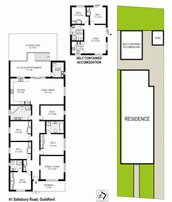 41 Salisbury Road, Guildford, NSW, 2161 - Floorplan 1