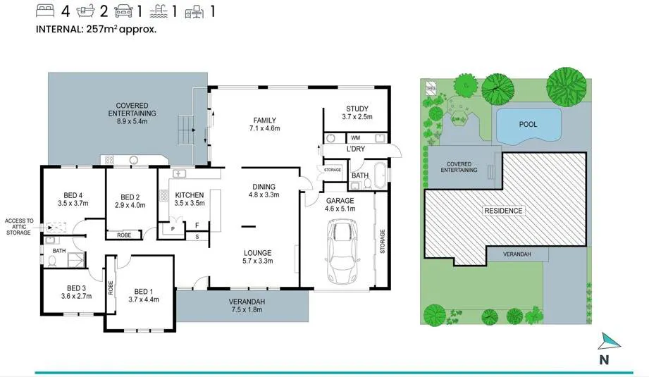 10 Carawatha Street, Beecroft, NSW, 2119 - Floorplan 1