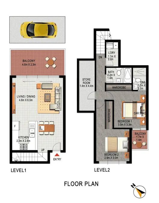 38/28-32 Marlborough Road, Homebush West, NSW, 2140 - Floorplan 1