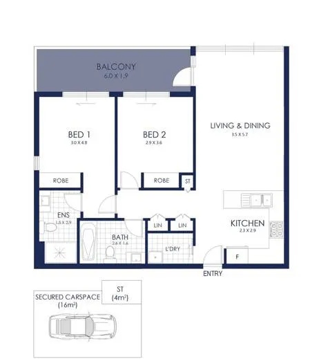 501/60 Charlotte Street, Campsie, NSW, 2194 - Floorplan 1