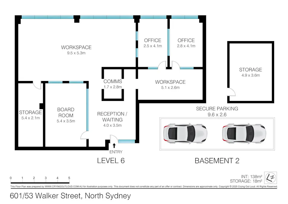 601/53 Walker Street, North Sydney, NSW, 2060 - Floorplan 1