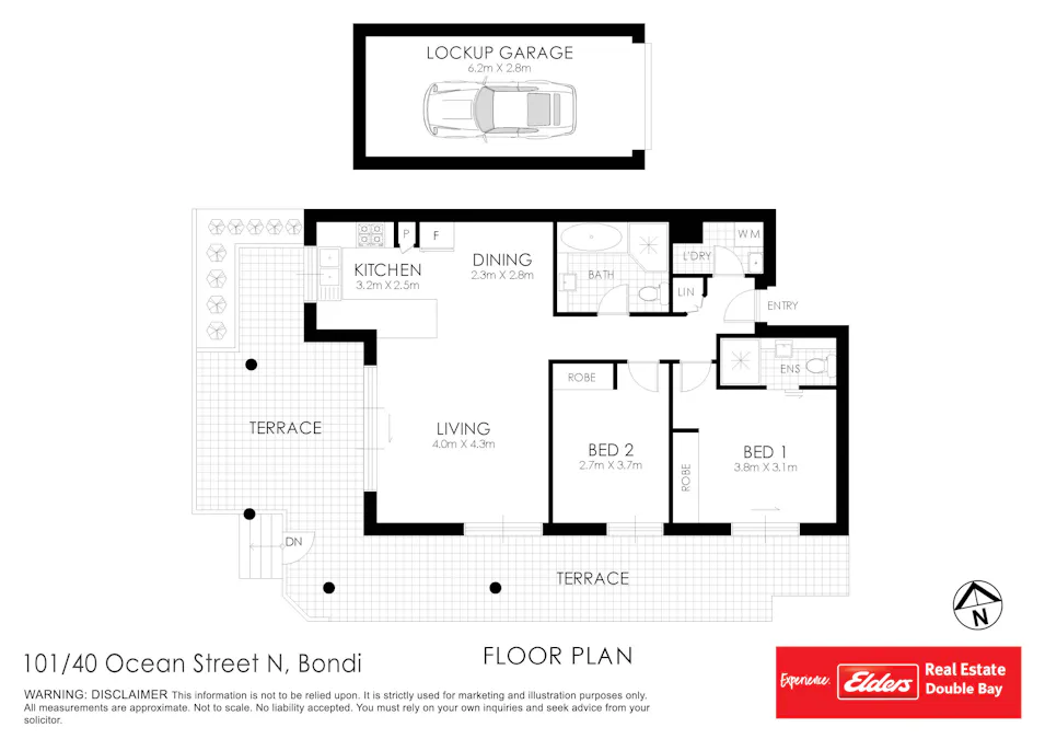 101 40-44 Ocean Street North, Bondi, NSW, 2026 - Floorplan 1