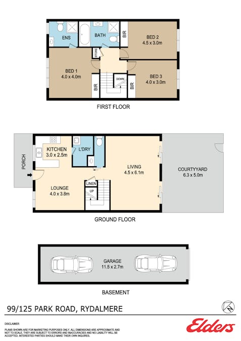 99/125 Park Road, Rydalmere, NSW, 2116 - Floorplan 1