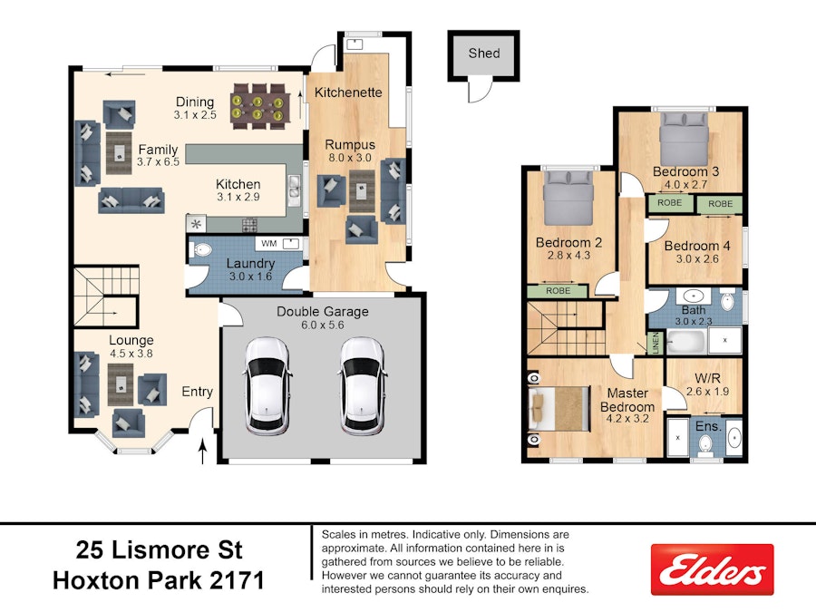 25 Lismore Street, Hoxton Park, NSW, 2171 - Floorplan 1