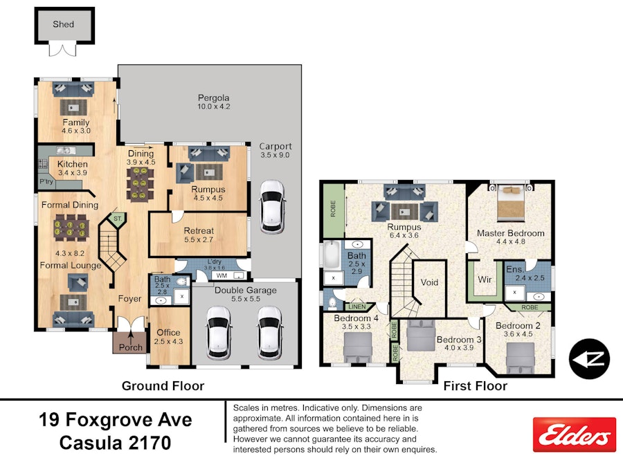 19 Foxgrove Avenue, Casula, NSW, 2170 - Floorplan 1