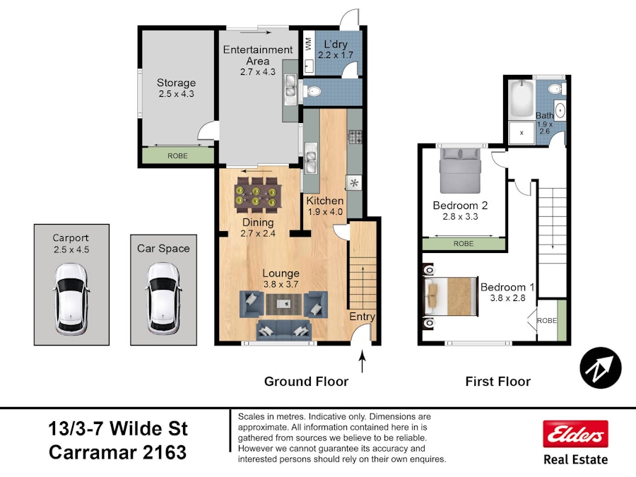 13/3-7 Wilde Street, Carramar, NSW, 2163 - Floorplan 1