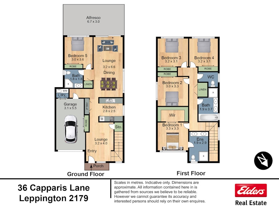 36 Capparis Lane, Leppington, NSW, 2179 - Floorplan 1