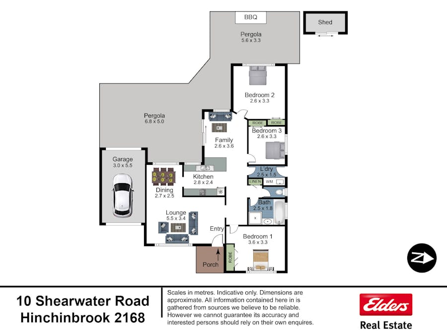 10 Shearwater Road, Hinchinbrook, NSW, 2168 - Floorplan 1