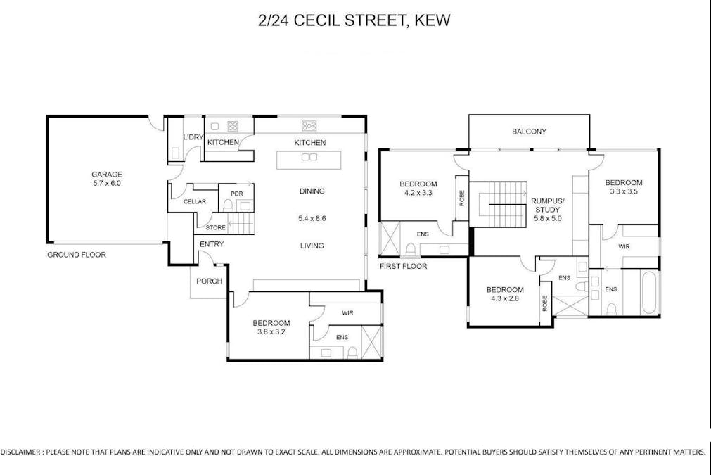 2/24 Cecil Street, Kew, VIC, 3101 - Floorplan 1