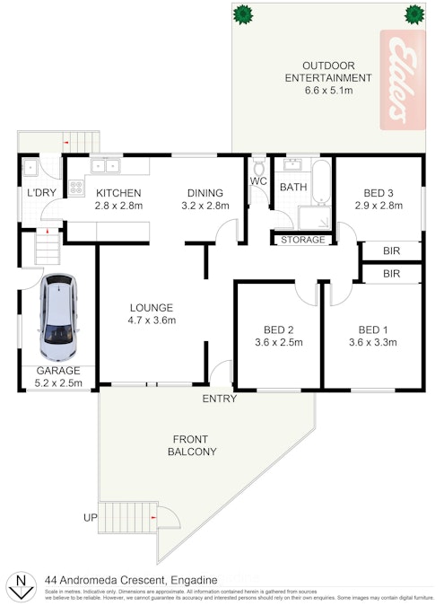 44 Andromeda Crescent , Engadine, NSW, 2233 - Floorplan 1