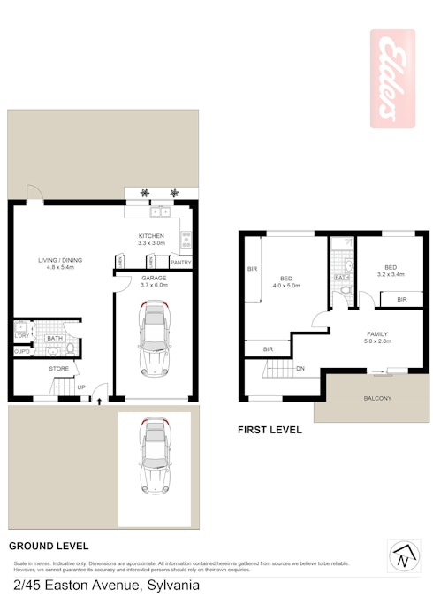 2/45 Easton Avenue , Sylvania, NSW, 2224 - Floorplan 1