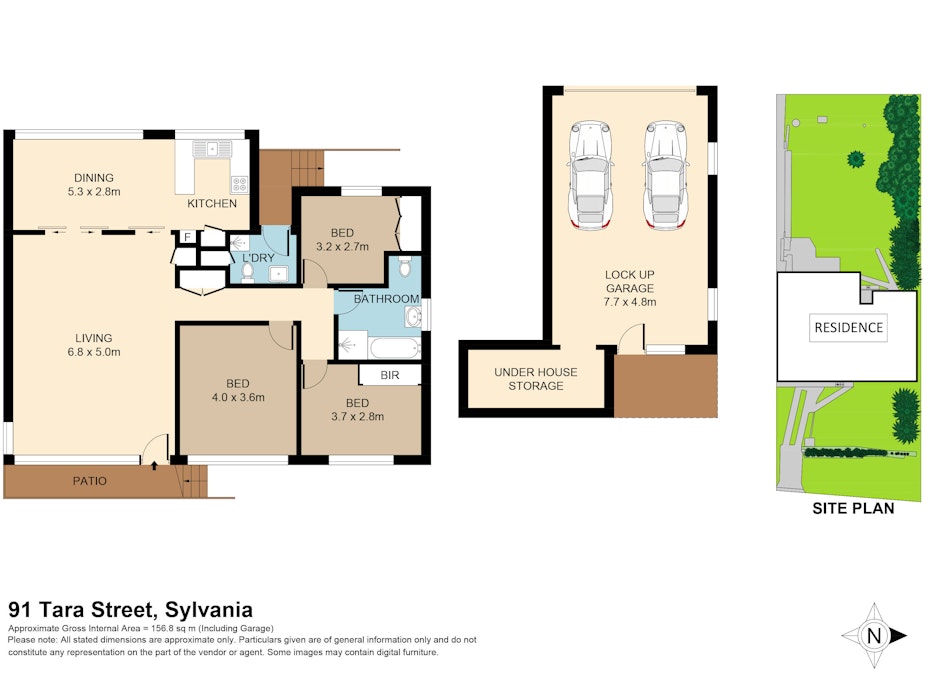 91 Tara Street, Sylvania, NSW, 2224 - Floorplan 1