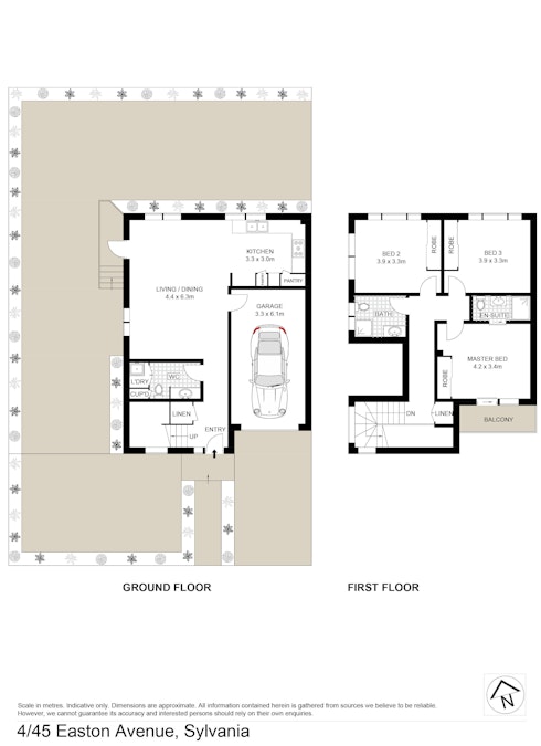 4/45 Easton Avenue , Sylvania, NSW, 2224 - Floorplan 1