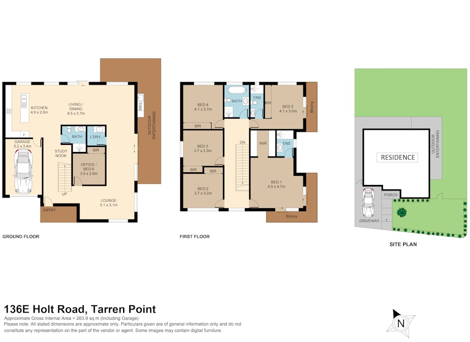 136E Holt Road , Taren Point, NSW, 2229 - Floorplan 1