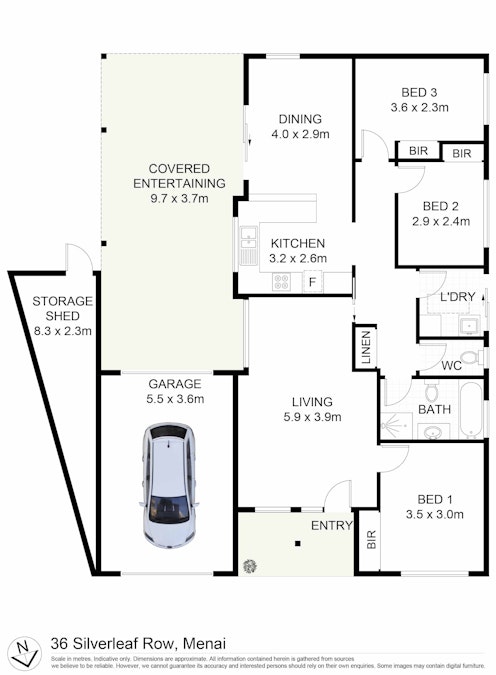 36 Silverleaf Row , Menai, NSW, 2234 - Floorplan 1