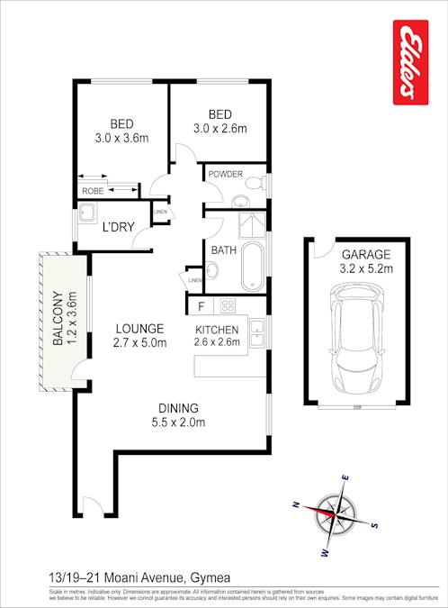 13/19 Moani Avenue , Gymea, NSW, 2227 - Floorplan 1