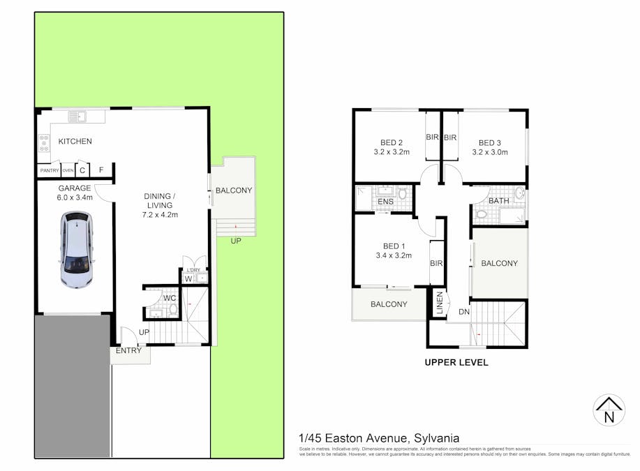 1/45 Easton Avenue, Sylvania, NSW, 2224 - Floorplan 1