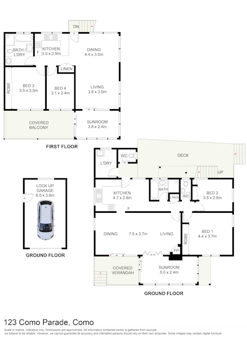 123 Como Parade, Como, NSW, 2226 - Floorplan 1