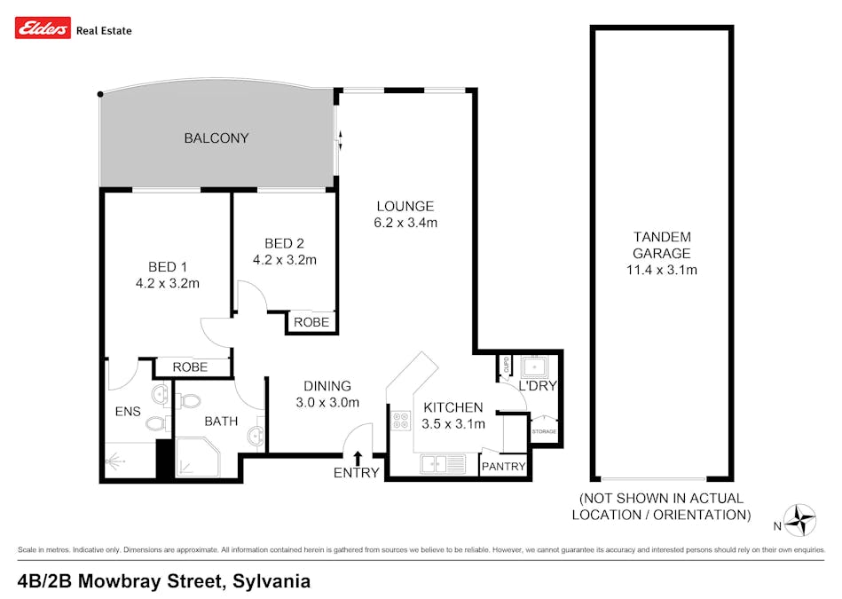 4B/2B Mowbray Street , Sylvania, NSW, 2224 - Floorplan 1