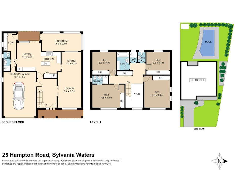 25 Hampton Road, Sylvania Waters, NSW, 2224 - Floorplan 1