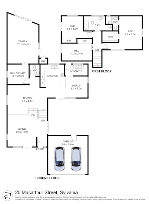 25 Macarthur Street , Sylvania, NSW, 2224 - Floorplan 1