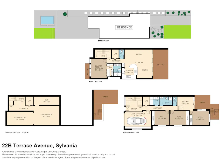 22B Terrace Avenue, Sylvania, NSW, 2224 - Floorplan 1
