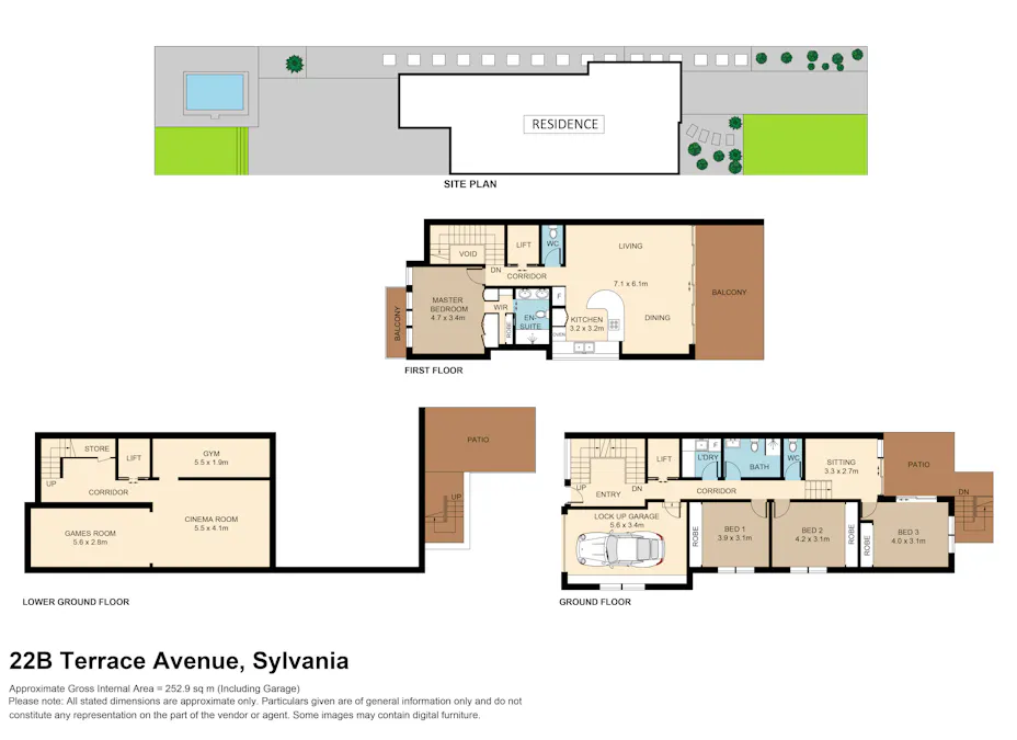 22B Terrace Avenue, Sylvania, NSW, 2224 - Floorplan 1