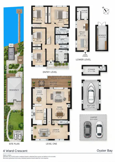 4 Ward Crescent , Oyster Bay, NSW, 2225 - Floorplan 1