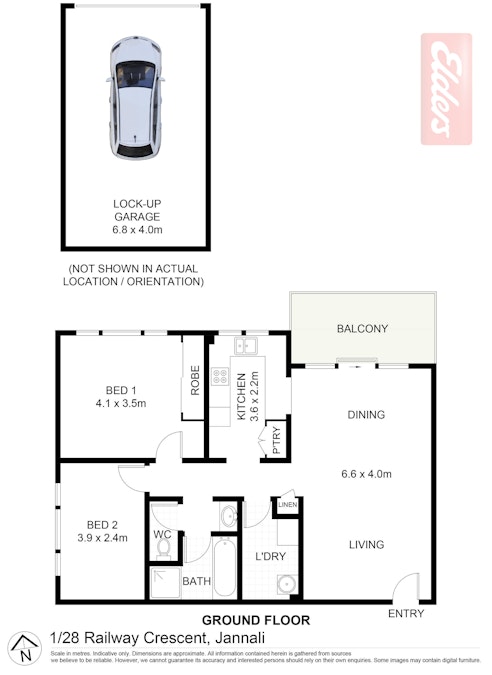 1/28 Railway Crescent, Jannali, NSW, 2226 - Floorplan 1