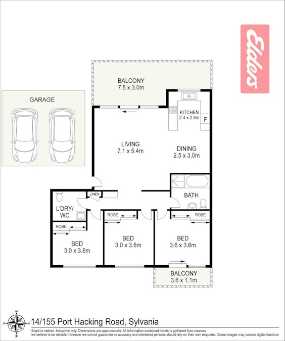 14/155 Port Hacking Road , Sylvania, NSW, 2224 - Floorplan 1